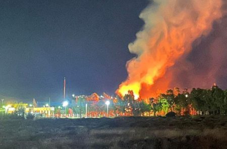 Incendio edificio en YPF