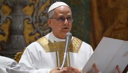 Papa León XIV primera misa