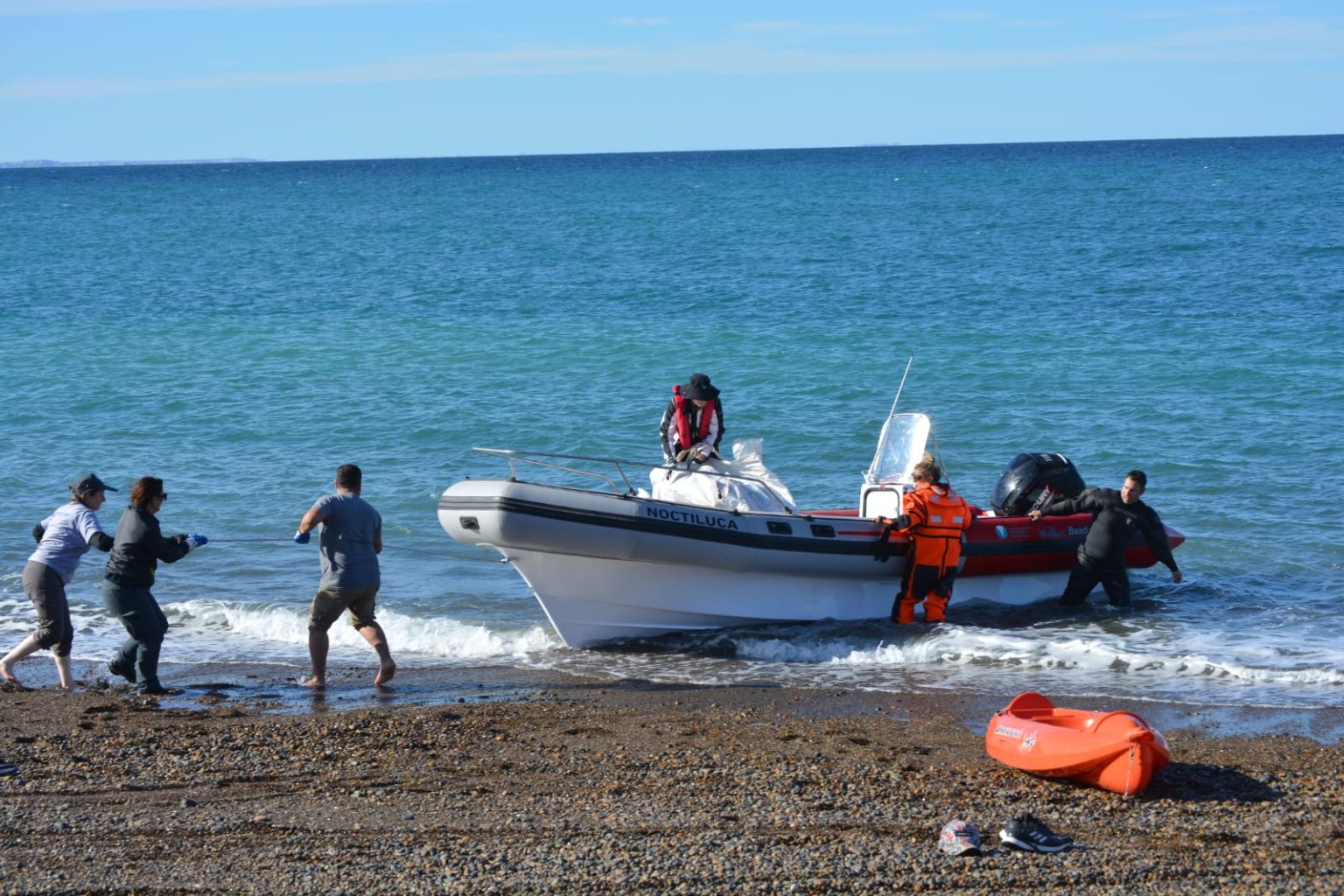 Provincia continúa con la limpieza de zonas costeras en la Provincia de Chubut