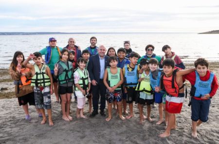 Sastre participó de una nueva edición del programa “El potrero es el mar”