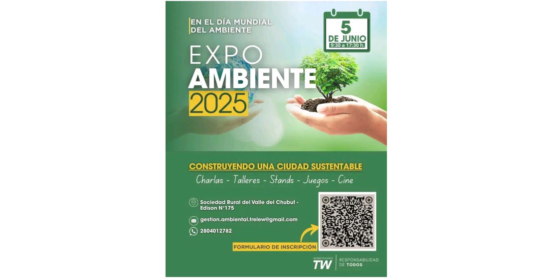 Trelew se prepara para la Expo Ambiente 2025
