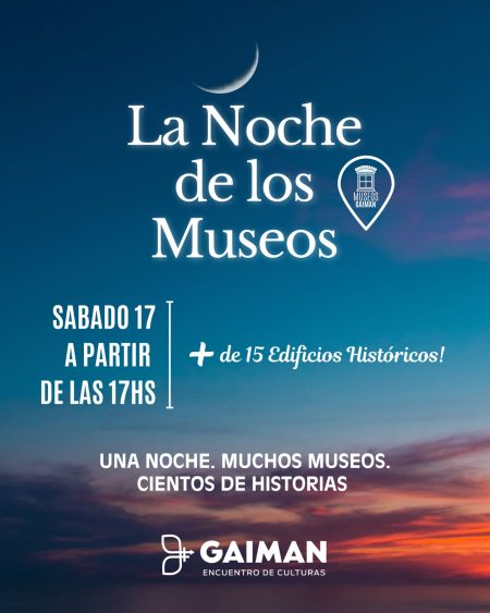 Gaiman la noche de los museos