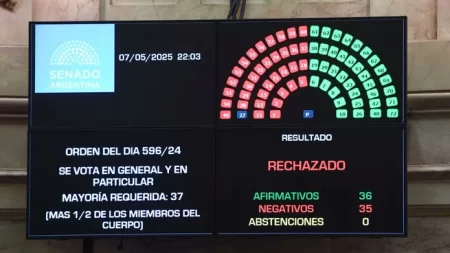 Senado rechazó Ficha Limpia