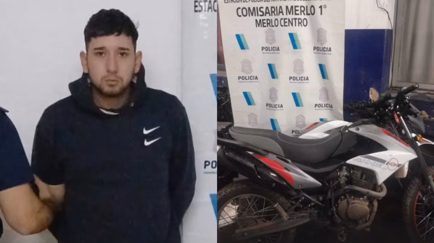 Joven persiguió a dos motochorros