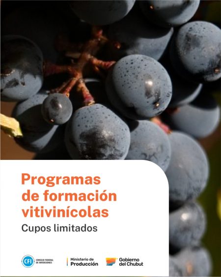 formación vitivinícola CFI Chubut