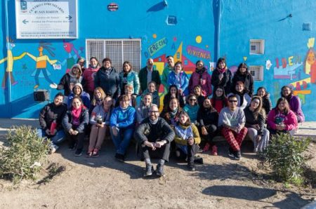 Derechos de los niños quedaron plasmados en las paredes del CPB San Martín