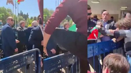 Dos hombres intentaron agredir a Javier Milei en Israel
