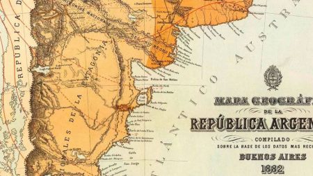 El valor estratégico de la Antártida Argentina - más de un siglo de presencia - mapa
