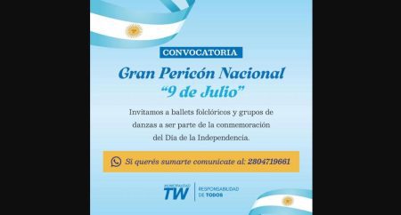 Gran Pericón Nacional - Trelew convoca a ballets folclóricos y agrupaciones de danzas