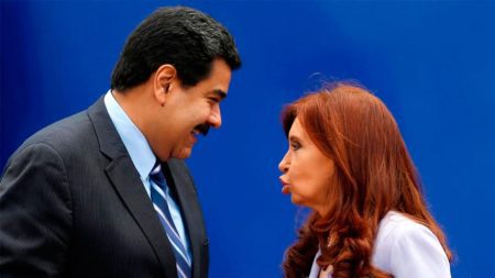 Maduro respalda a Cristina Kirchner