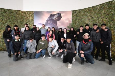 Merino impulsó la muestra Viven Dinosaurios, que posiciona a Trelew en el paleoturismo