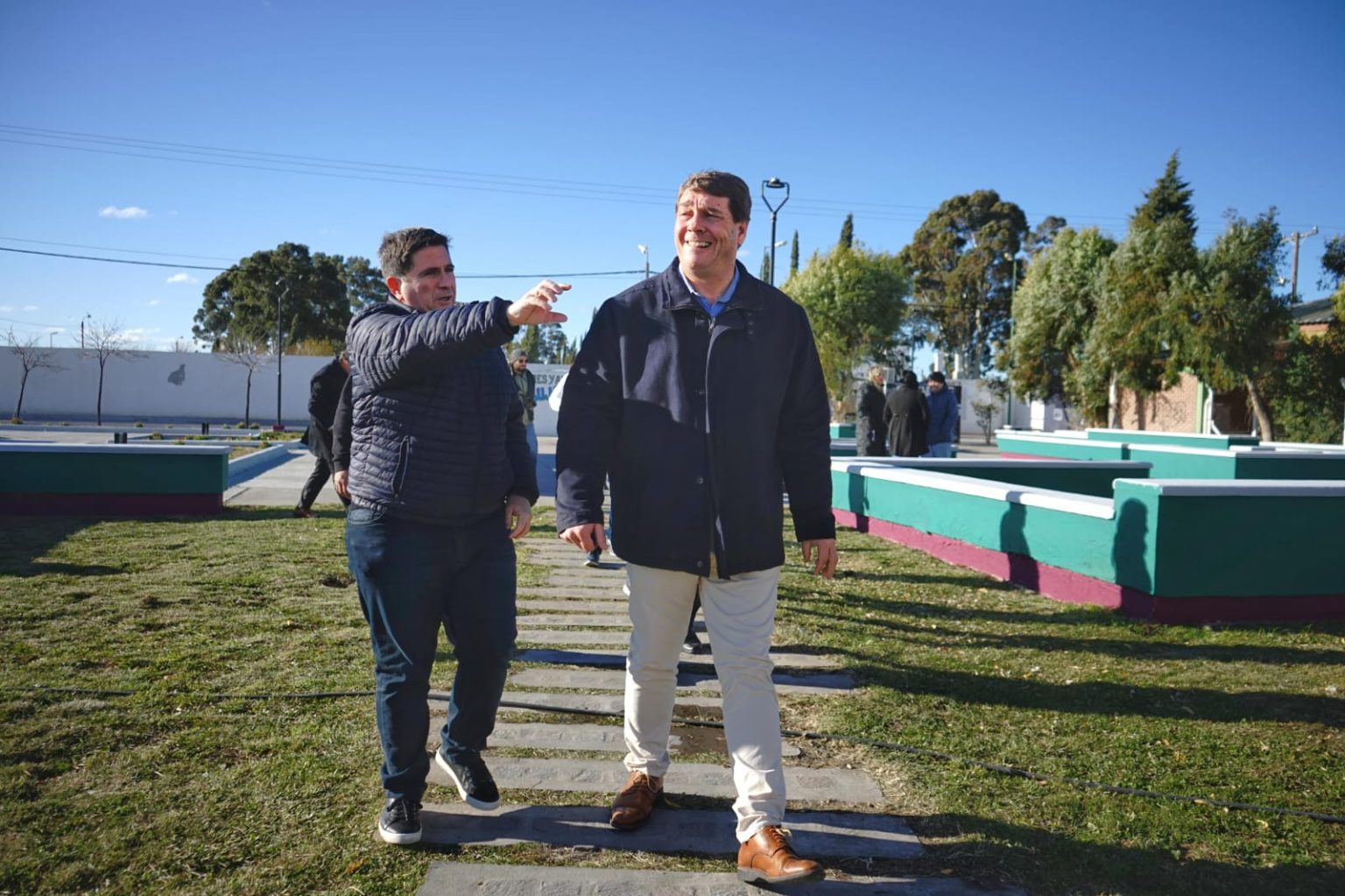 Rawson puso en valor la plaza Fabricio Hurstel Bru con obras integrales