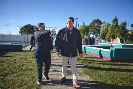 Rawson puso en valor la plaza Fabricio Hurstel Bru con obras integrales