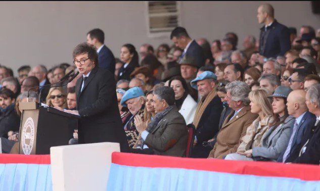 Javier Milei habla este sábado en La Rural