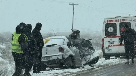 Brutal Choque en la Ruta 151 Muertos y personas atrapadas