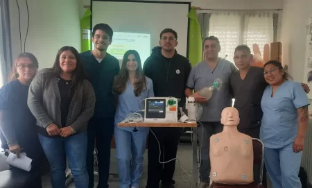 capacitación en RCP en Paso de Indios
