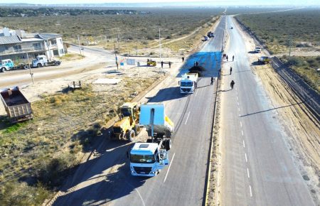 La Provincia mejoró el acceso al barrio Solanas en Puerto Madryn con nuevas obras viales