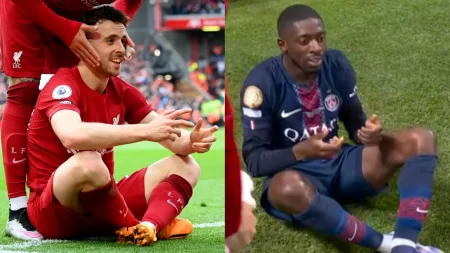 Dembélé emocionó con su homenaje a Diogo Jota