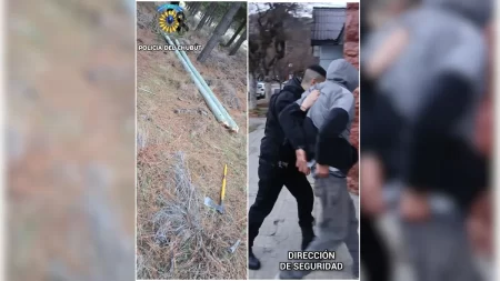 Corte de fibra óptica en Trevelin