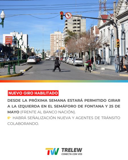 giro a la izquierda Fontana