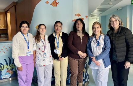 Enfermeras del Centro de Oncología Pediátrica