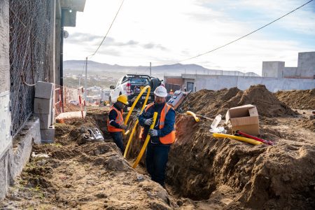 Comodoro avanza con obra de gas en Acceso Sur para 200 familias