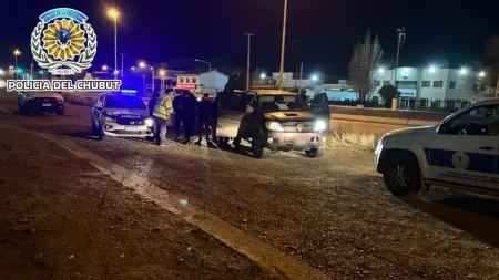 Dos detenidos tras persecución en Comodoro