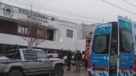 Presos quemados en comisaría