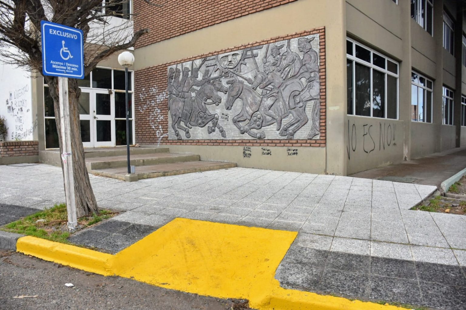 rampas en la Universidad de la Patagonia