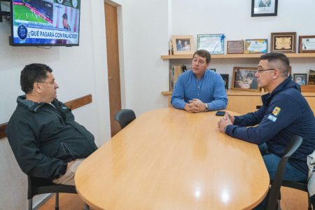 Reunión de Biss con el SOMU en Rawson