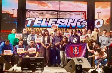 sorteo del Telebingo Deportivo en Puerto Madryn