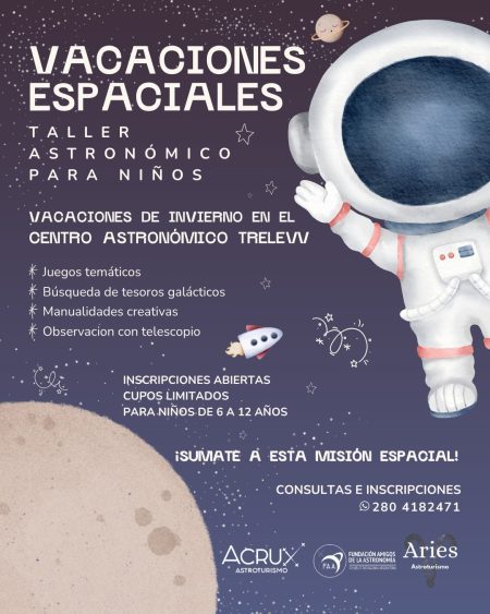 Taller Astronómico en Vacaciones