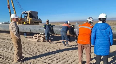 El oleoducto Vaca Muerta Sur inicia pruebas hidráulicas y avanza en Río Negro