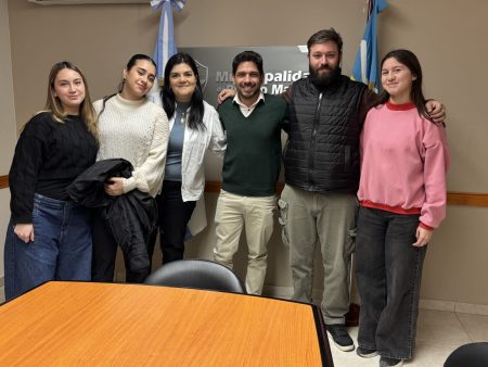El Viceintendente rampas accesibles en las escuelas de la ciudad