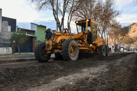 Adoquinado en pasaje Nahuelpán de Esquel