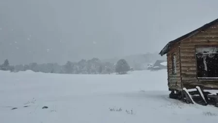 Chubut alerta amarilla por nevadas