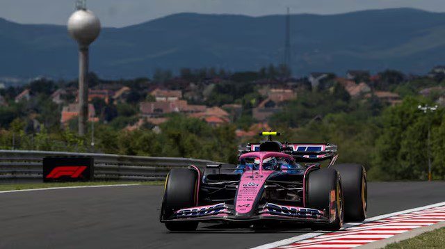 Colapinto terminó 13° en la última práctica para el GP de Hungría