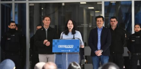 Inauguraron ESCUDO, la central de seguridad más tecnológica de Buenos Aires
