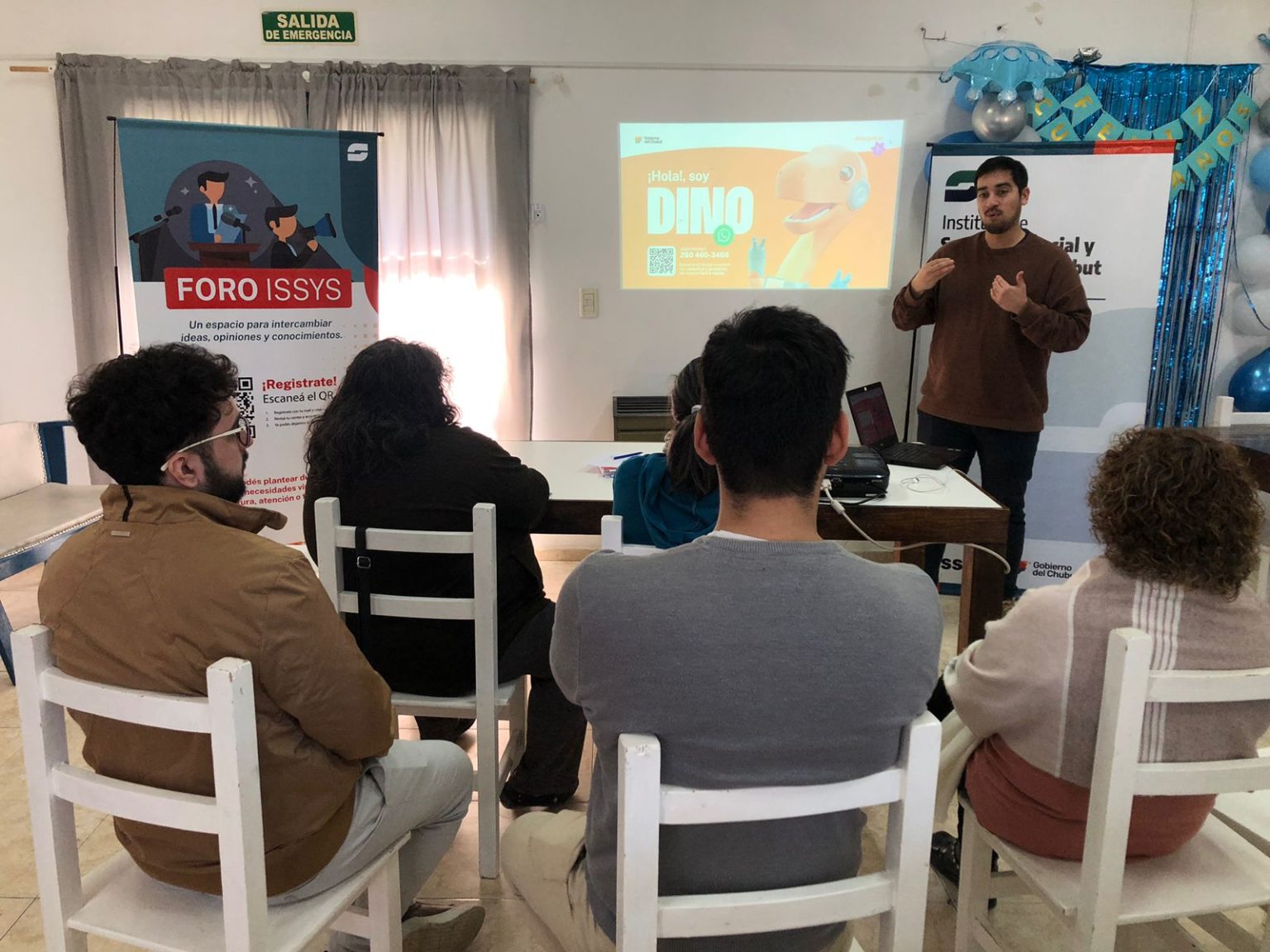 Taller digital en Puerto Pirámides
