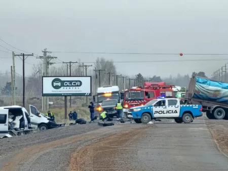 accidente Ruta 7 estatales patagónicos