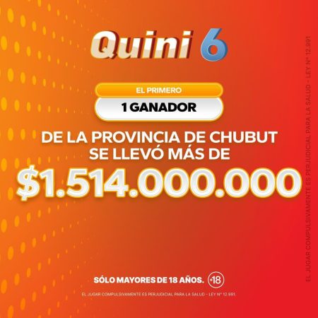 Quini 6 Trelew ganador