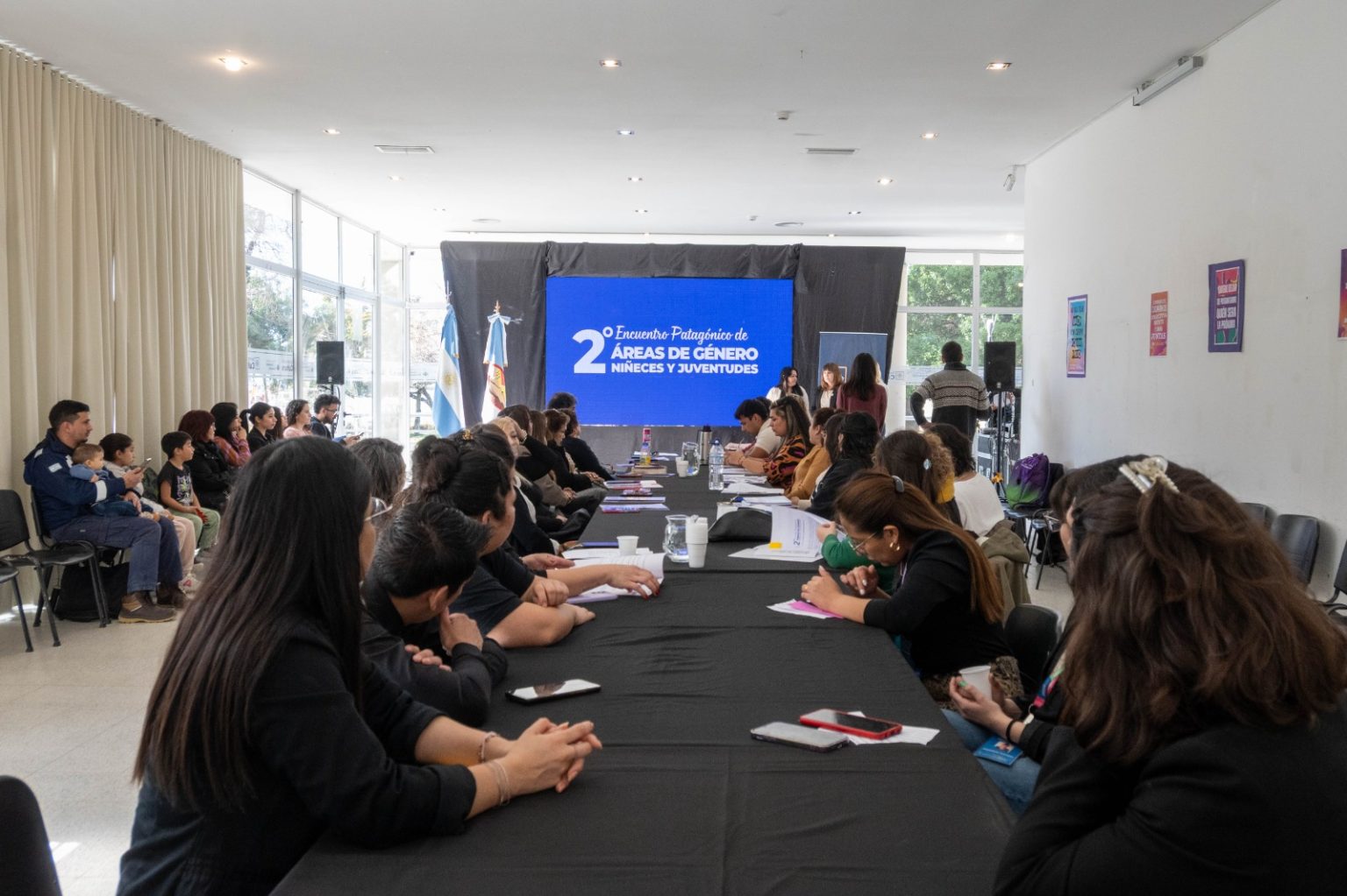 Inició el 2° Encuentro Patagónico de Áreas de Género, Niñeces y Juventudes en Comodoro Rivadavia