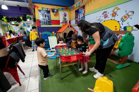 Niños y niñas del jardín maternal CPB San Martín disfrutaron una jornada recreativa en Comodoro Rivadavia