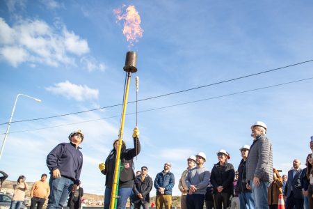 En Comodoro Rivadavia: Othar inauguró la red de gas que beneficia a 73 familias del barrio Don Bosco