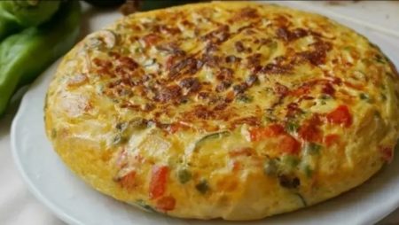 Chau a la sartén receta de tortilla de verduras al horno, fácil y deliciosa
