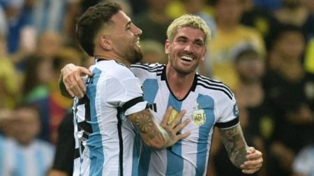La sentida despedida de Rodrigo De Paul para Nicolás Otamendi