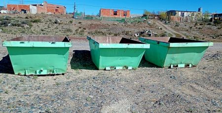 Programa Eco Capital: La Municipalidad de Rawson instalo los volquetes en el sector EX IAC