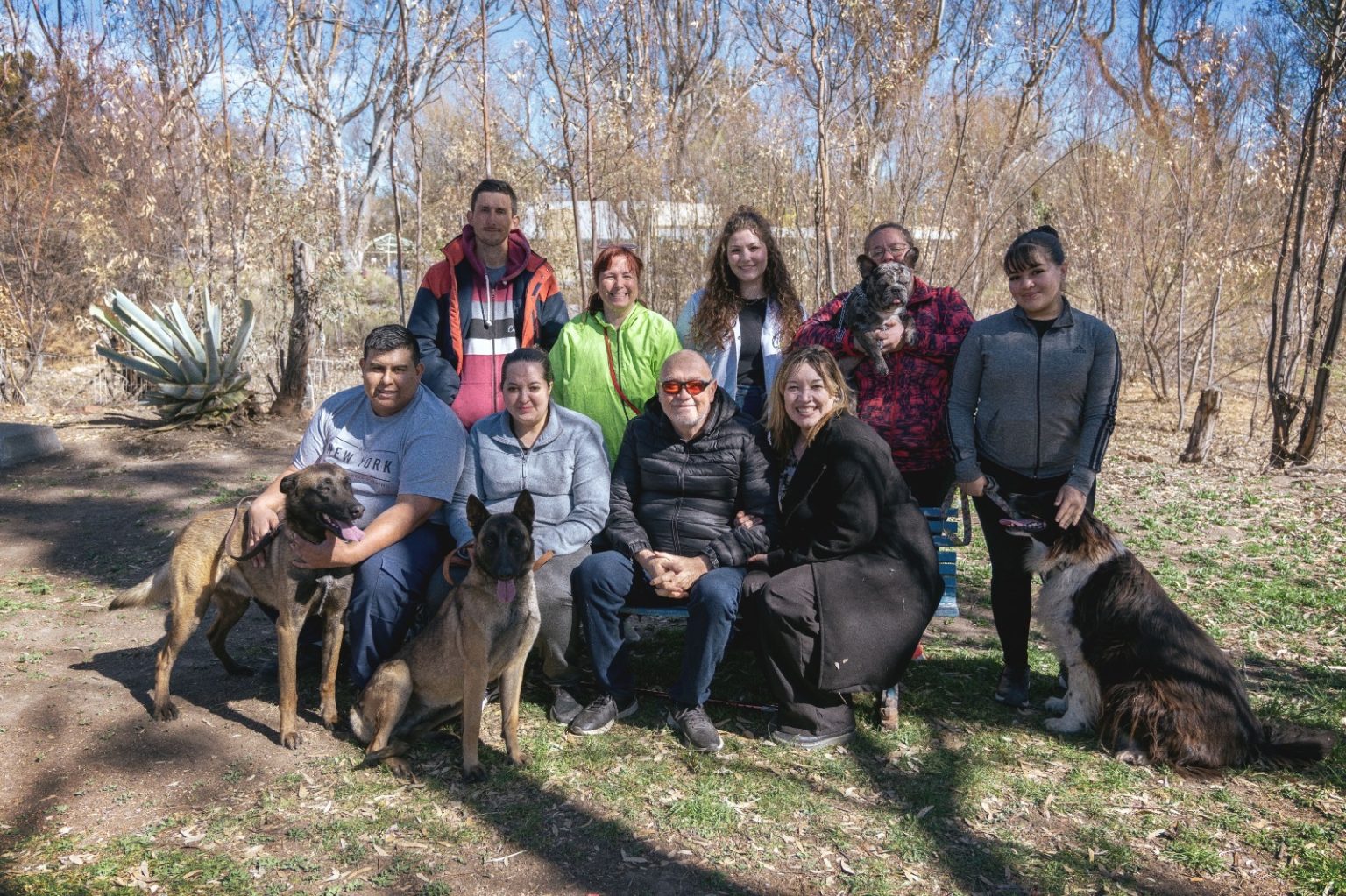 Veterinaria municipal de Rawson realizó vacunación antirrábica a canes de gres