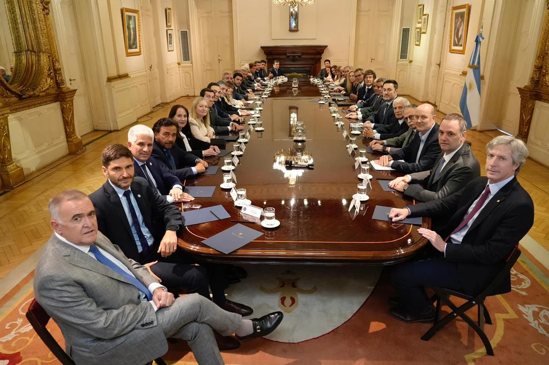 Comenzó la reunión de Milei con los gobernadores por las futuras reformas