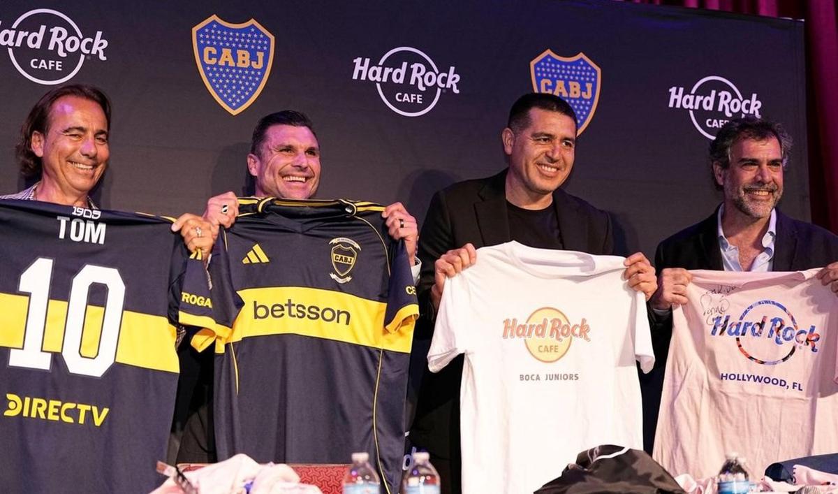 Boca Juniors firmó una alianza histórica con Hard Rock Café para instalar su primer restaurante en un estadio de fútbol